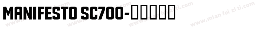 MANIFESTO SC700字体转换